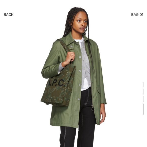 APC Lou tote bag canvas - Picture 2 of 7